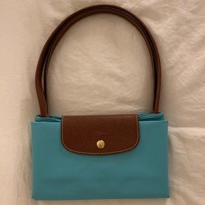 NWOT Longchamp Le Pliage Large - Sky Blue